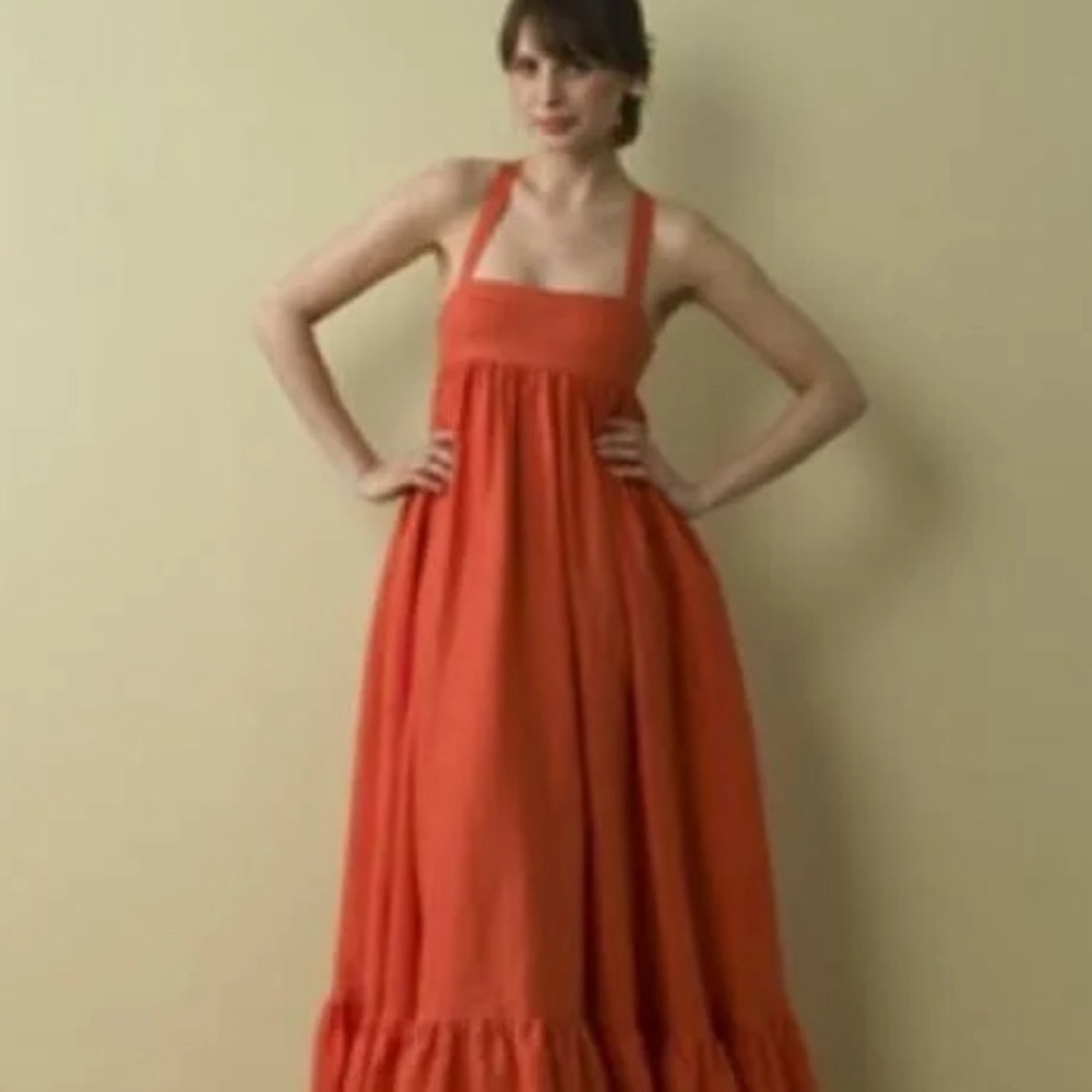 J Crew Talitha Linen Maxi Dress NEVER WORN
